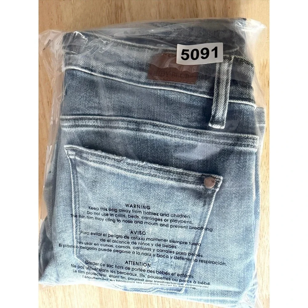 Judy Blue Jeans Womens 3/26 Dark Wash Skinny High Rise Stretch Denim Boutique